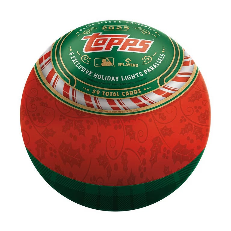 Topps Holiday Baseball Tin 2025