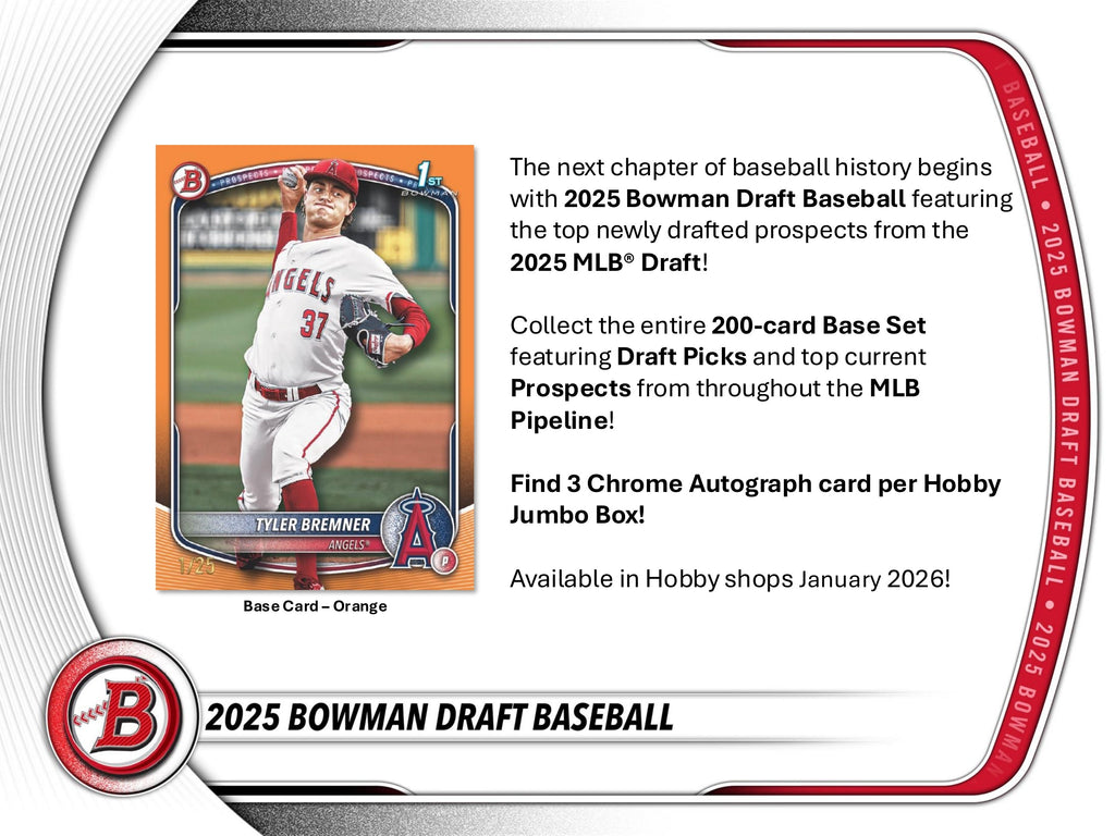 Bowman Draft Baseball Hobby Jumbo Box 2025