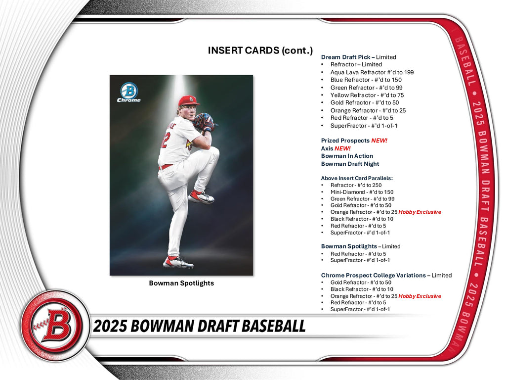 Bowman Draft Baseball Hobby Jumbo Box 2025