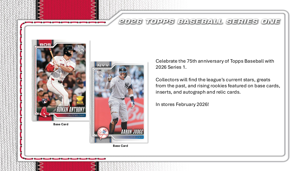 Topps Series 1 Baseball Tin Box 2026