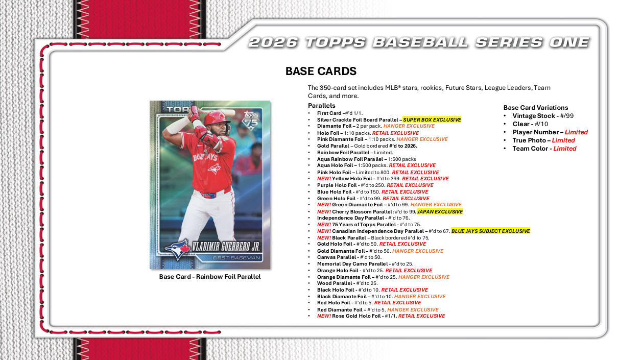 Topps Series 1 Baseball Tin Box 2026