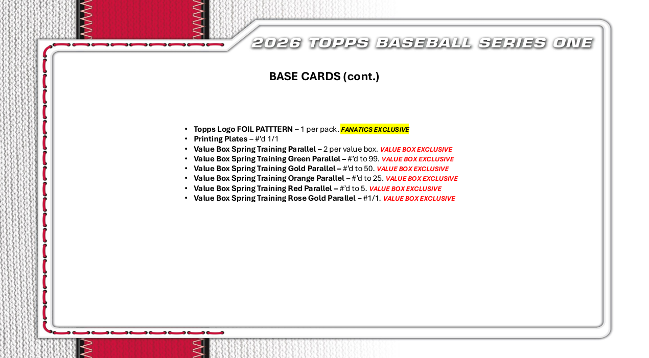 Topps Series 1 Baseball Tin Box 2026