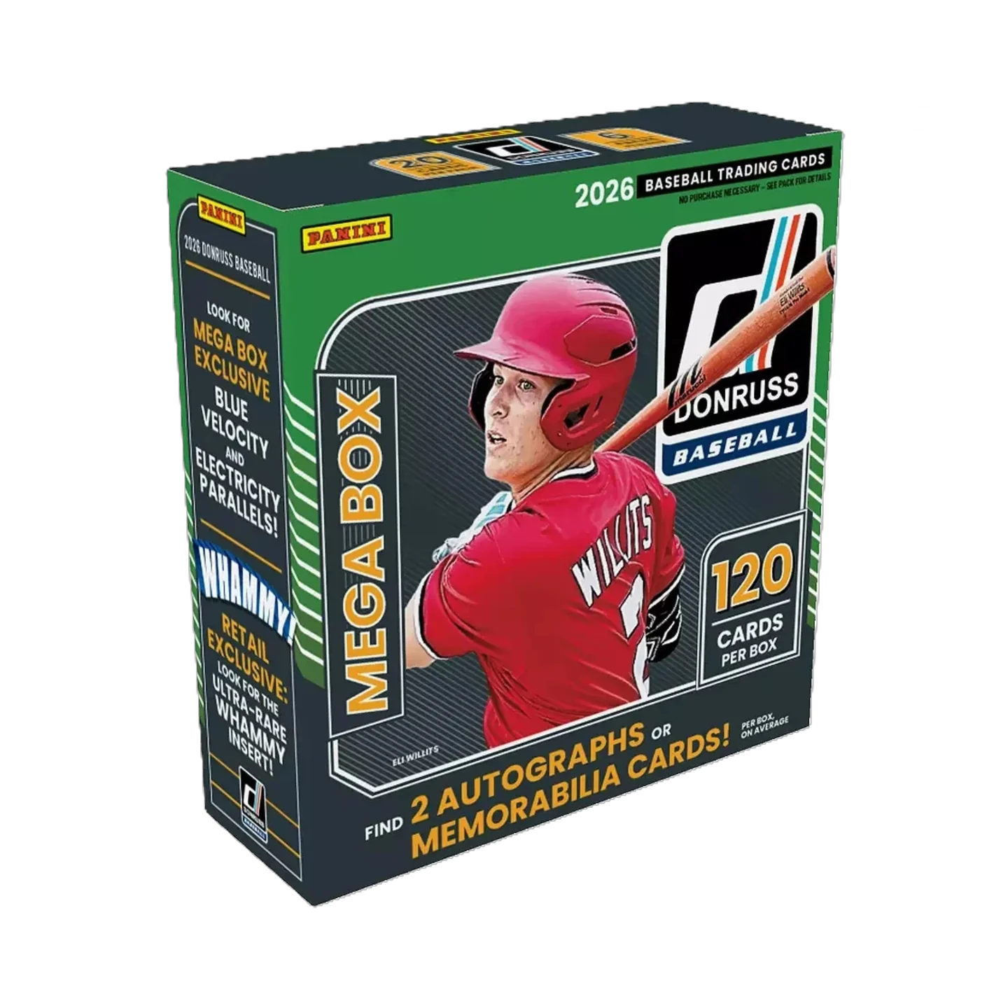 2026 Panini Donruss Baseball Mega 20-Box Case Ravli