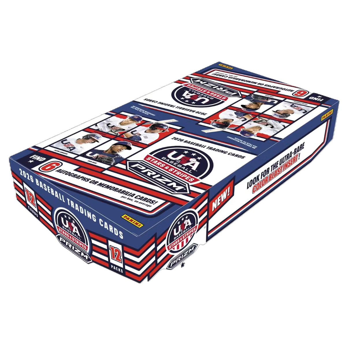 2026 Panini USA Stars & Stripes Prizm Baseball Hobby Box Ravli
