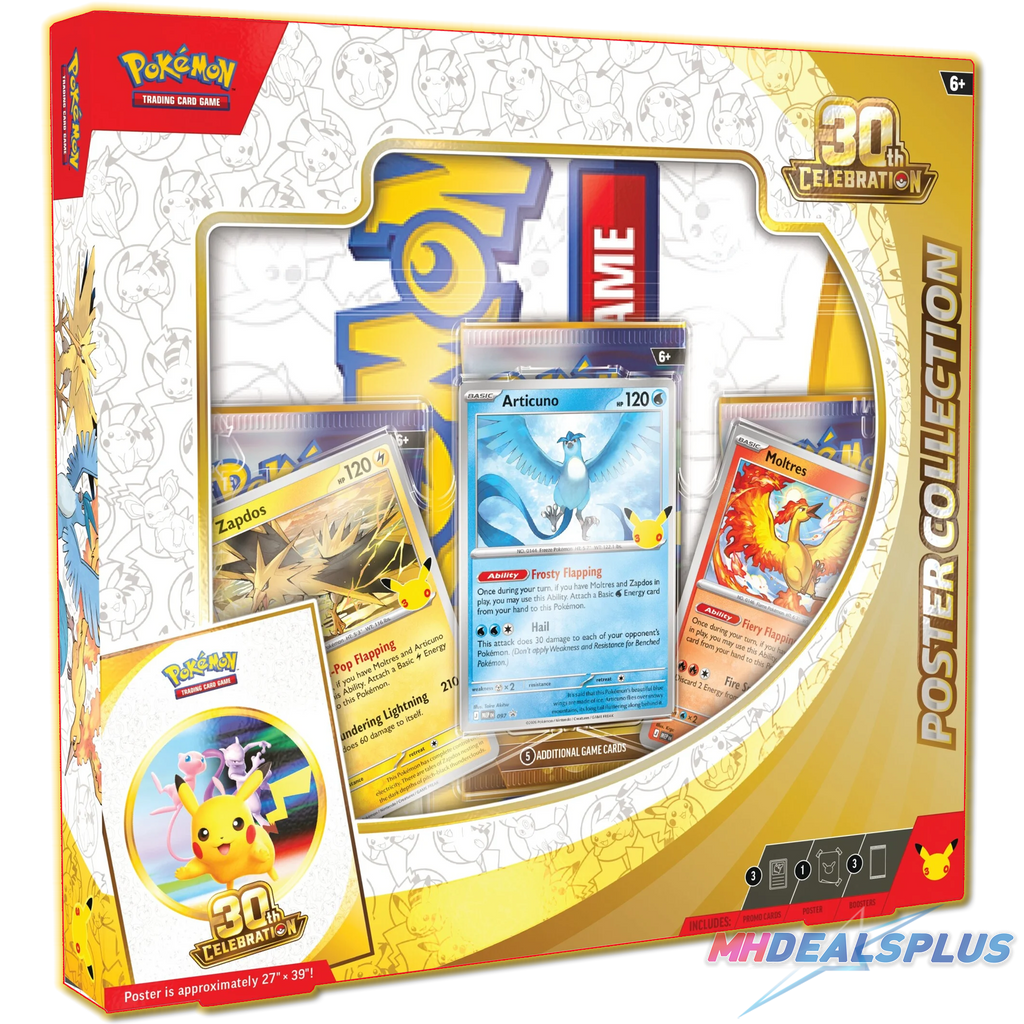 Pokemon 30th Celebration Poster Collection Pre-Order
