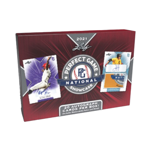 2021 Leaf Perfect Game National Showcase Hobby Box Ravli