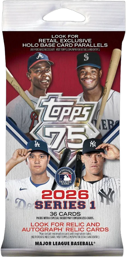 Topps Series 1 Baseball Jumbo Value Pack 2026 Ravli